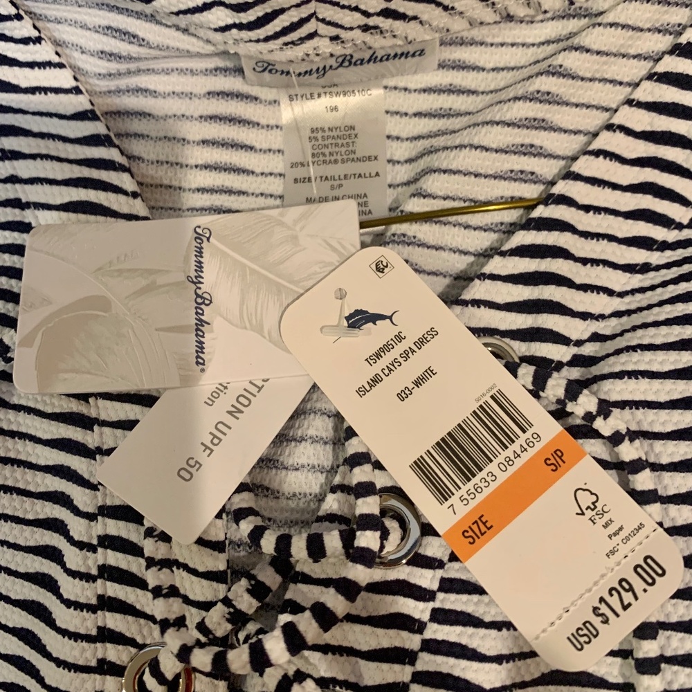 🥳HP‼️ NeW🔥 NWT Tommy Bahama Spa Dress/Cover Up- Size Small✨✨✨ - Picture 8 of 13